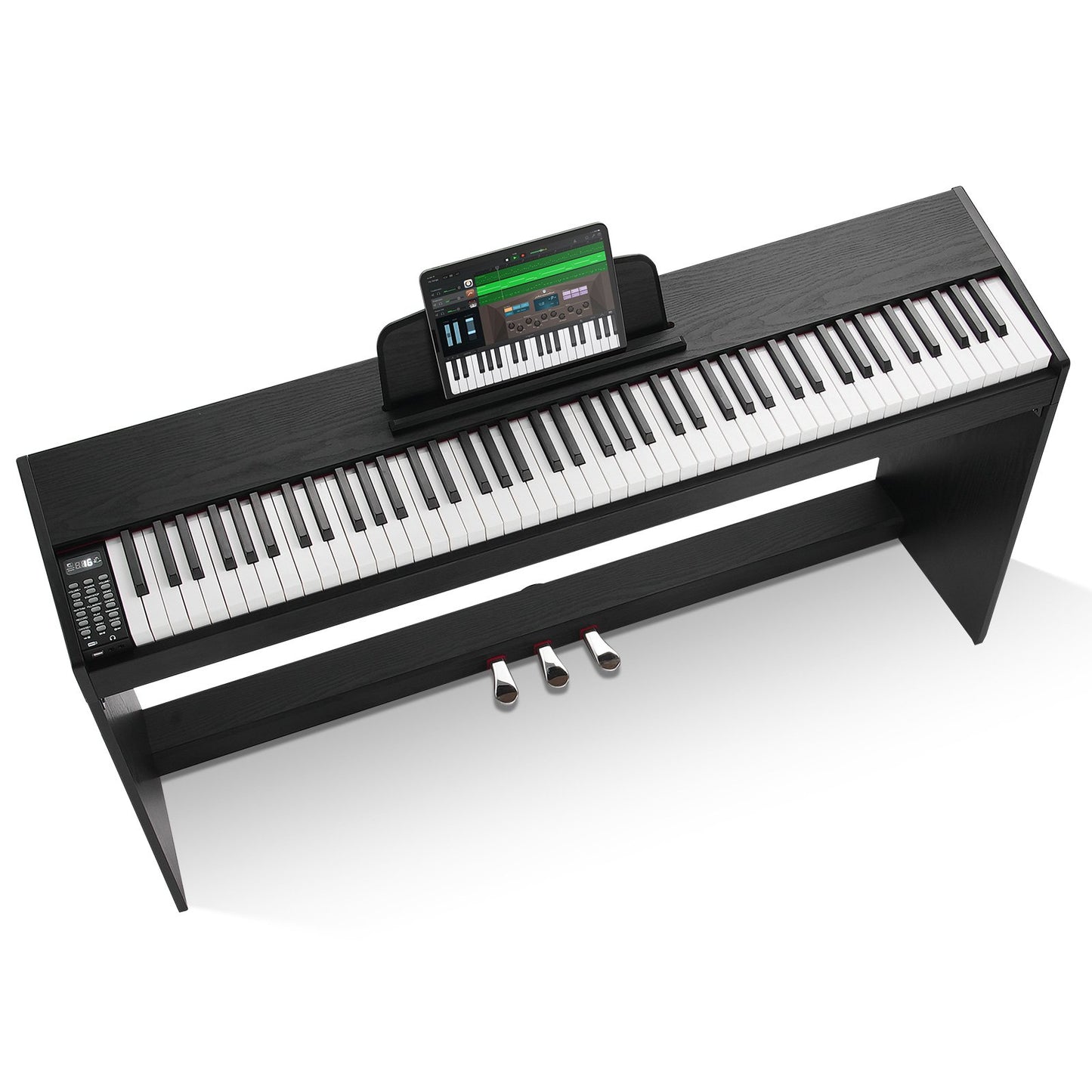 88 keys Fully weighted digital piano Double keyboard Simple cabinet mount