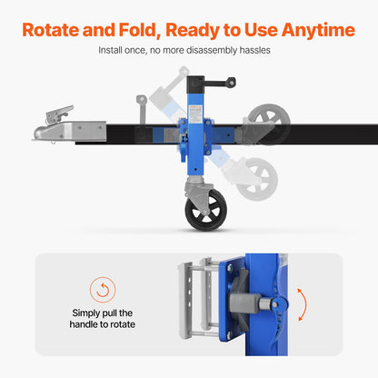 Boat Trailer Jack Marine Heavy Duty Swivel Mount Tongue Jack 1600 lbs Last