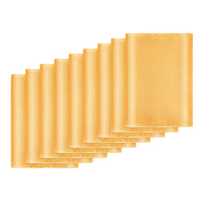 50 Stück goldene Stuhlschärpen mit Schleife aus Stretch-Spandex, Stuhlhussen und Stretch-Stuhlschärpen, elastische Stuhlschärpen, geeignet für Hochzeiten, Feiertage, Bankette, Partys, Feiern, Stuhldekoration