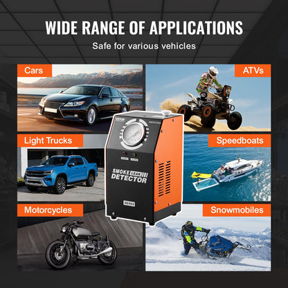 Automotive Smoke Machine Leak Detector EVAP Leak Tester Built-in Air Pump