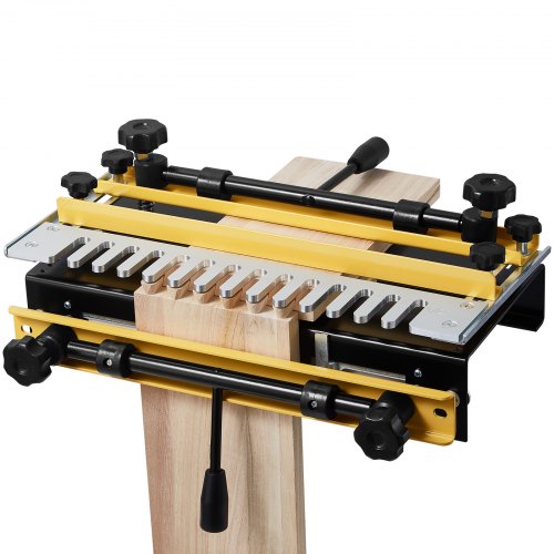 Dovetail Jig, 12 in Width, Dove Tailing Router Jigs with Router Bit & 1/2” Template, Precise Alignment Dove Tail Jig, Mortise and Tenon Jig Woodworking Tools for Furniture & Wood Cabinet Making