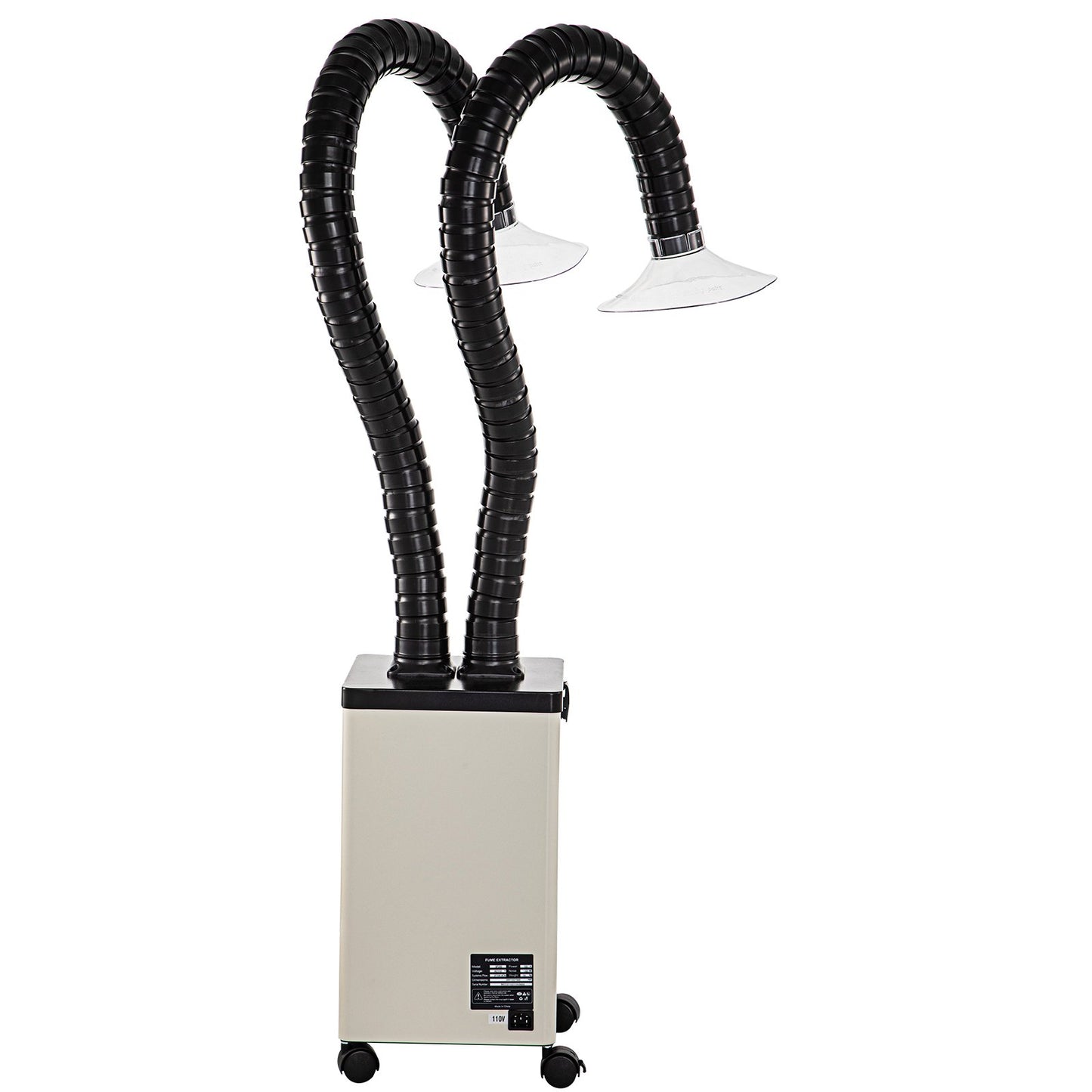 Lödgasutsug, 150W 106 CFM rökabsorbent, 3-stegs filter 3 hastigheter med en slang för lödning, lasergravering och gör-det-själv-svetsning