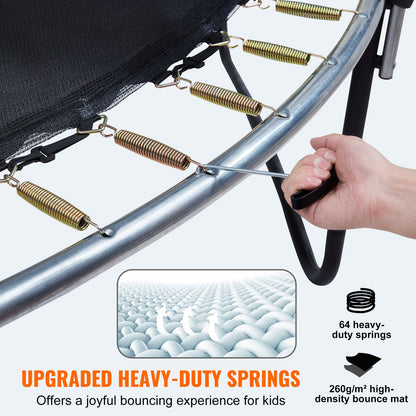 10FT Outdoor-Trampolin für Kinder mit Sicherheitsnetz
