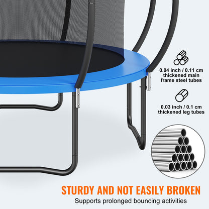 10FT Outdoor-Trampolin für Kinder mit Sicherheitsnetz