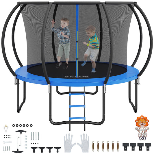 10FT Outdoor-Trampolin für Kinder mit Sicherheitsnetz
