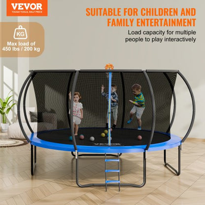 14FT Outdoor-Trampolin für Kinder mit Sicherheitsnetz | EU