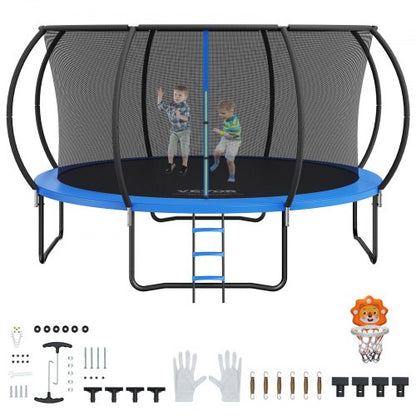 14FT Outdoor-Trampolin für Kinder mit Sicherheitsnetz | EU