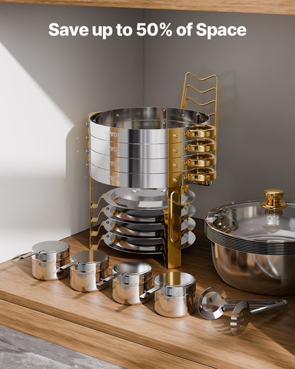 5 Qt 4er-Pack Runde Chafing Dishes Buffet-Set Pfanne in voller Größe Edelstahl