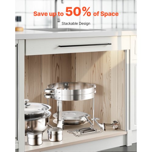 5 Qt 2-Pack Round Chafing Dishes Buffet Set Full Size Pan Stainless Steel