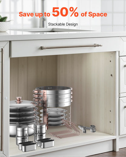 5 Qt 4er-Pack Runde Chafing Dishes Buffet-Set Pfanne in voller Größe Edelstahl