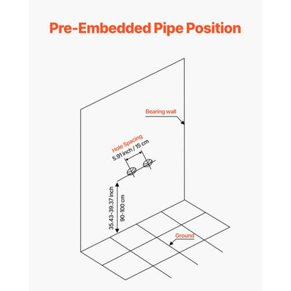 termostatisk duschkranventil, 38℃ säkert lås termostatisk duschventil trimkit, varm-kallvatten duschkran temperaturreglerventiler med elektroforetisk beläggning för badrum, husbil |  EU