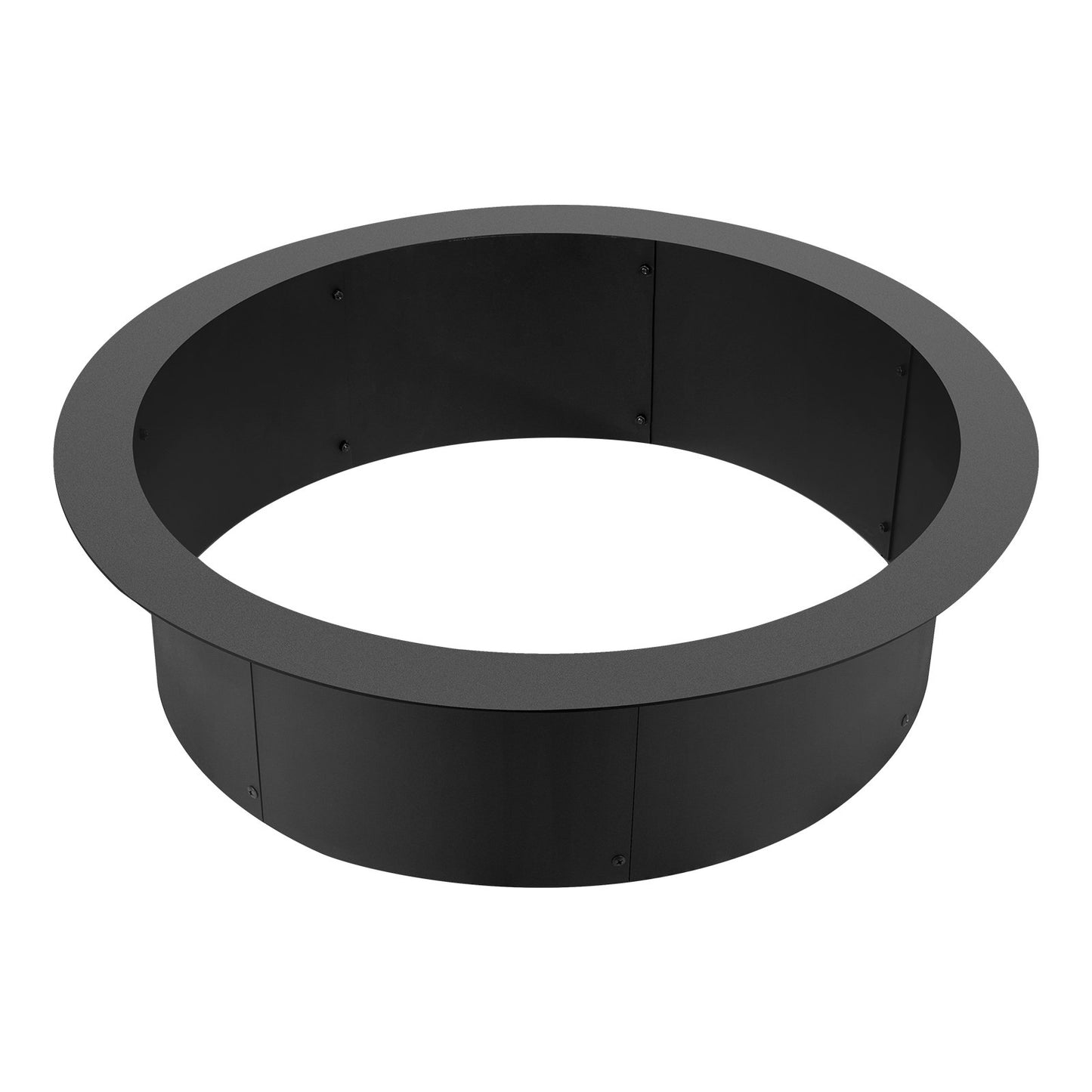 Fire Pit Ring Round 36 Inch Outer Steel Liner DIY Campfire Ring Firepit