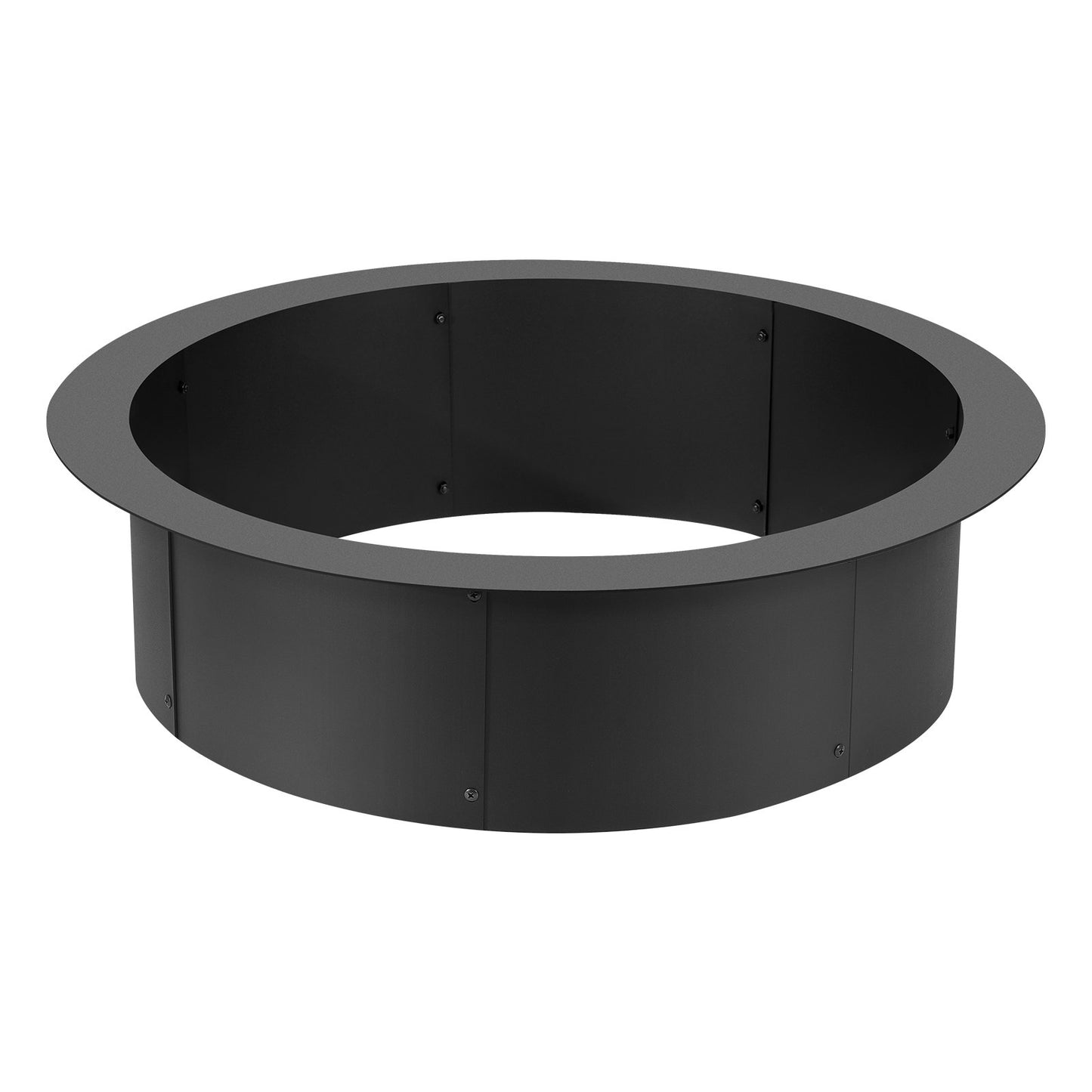 Fire Pit Ring Round 36 Inch Outer Steel Liner DIY Campfire Ring Firepit