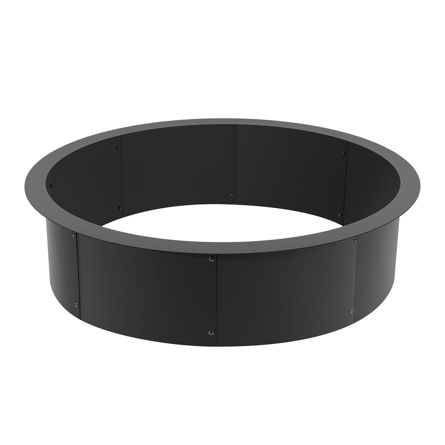 Fire Pit Ring Round 45 Inch Outer Steel Liner DIY Campfire Ring Firepit