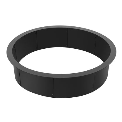 Fire Pit Ring Round 45 Inch Outer Steel Liner DIY Campfire Ring Firepit