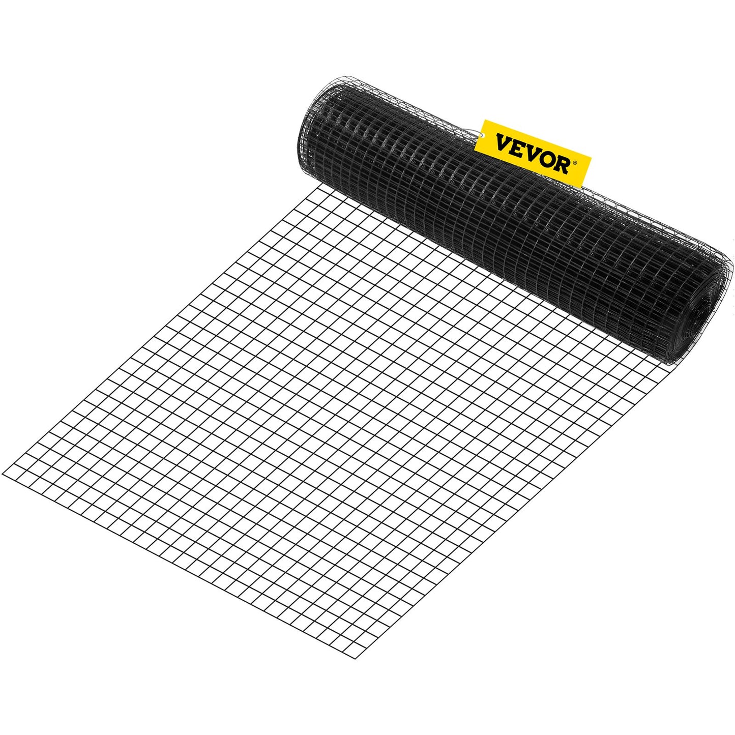 Hårdvaruduk, 24\" x 100\' & 1\"x1\" maskstorlek, galvaniserat stål Vinylbelagd 16 gauge kycklingtrådsstängsel med en skärtång och ett par tyghandskar, för trädgårdsstängsel och husdjursinhägnader,