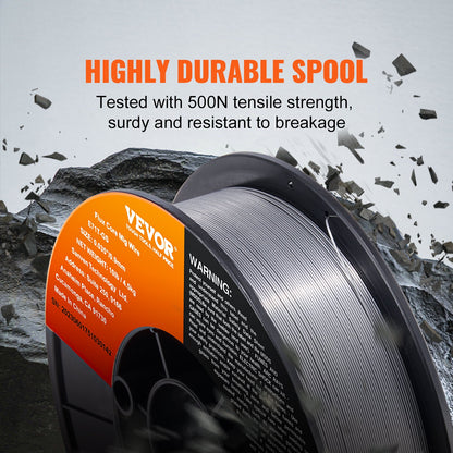 Flux Core Welding Wire, E71T-GS 0.035-inch 10LBS, Gasless Mild Steel MIG Welding Wire with Low Splatter for All Position Arc Welding and Outdoor Use