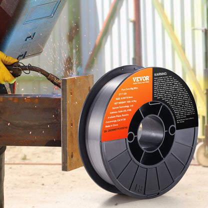 Flux Core Welding Wire, E71T-GS 0.035-inch 10LBS, Gasless Mild Steel MIG Welding Wire with Low Splatter for All Position Arc Welding and Outdoor Use