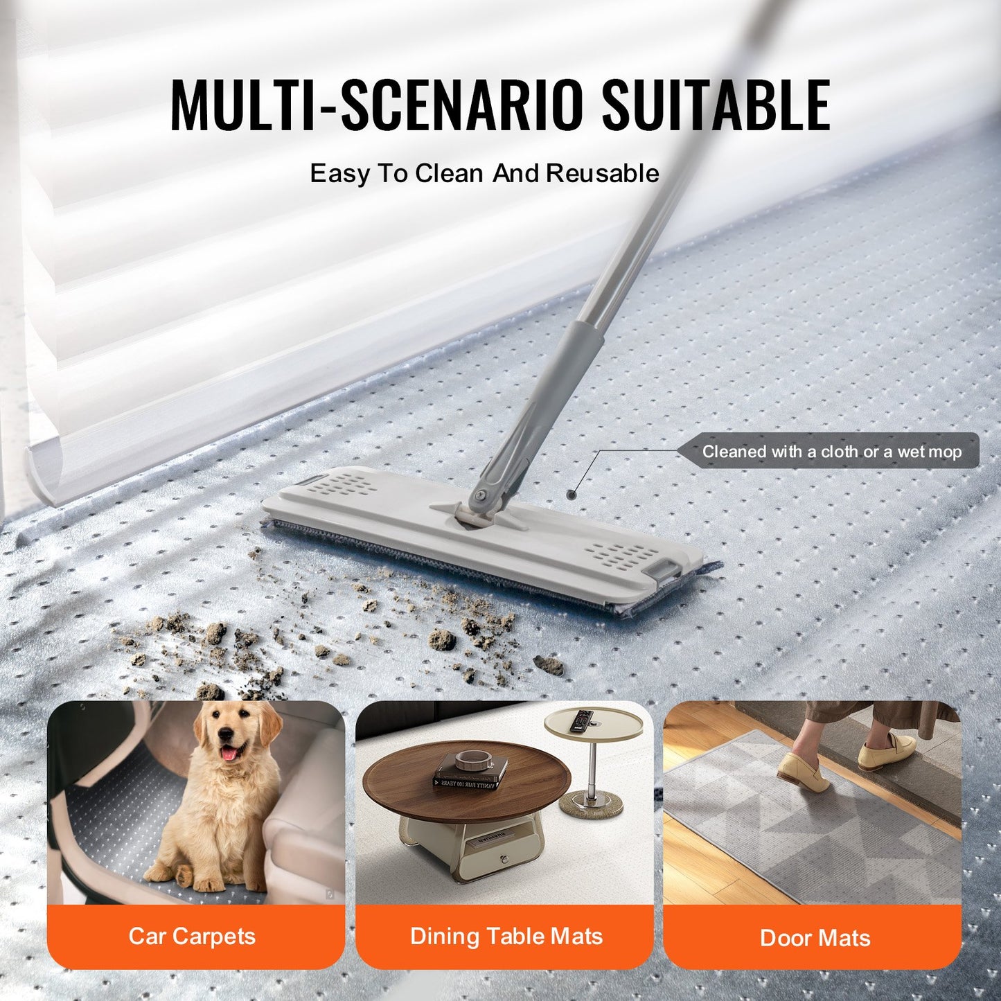 Mattenschutz für Haustiere und Katzen, 38,1 x 10,2 cm, kratzfest, Kratzstopper, PVC