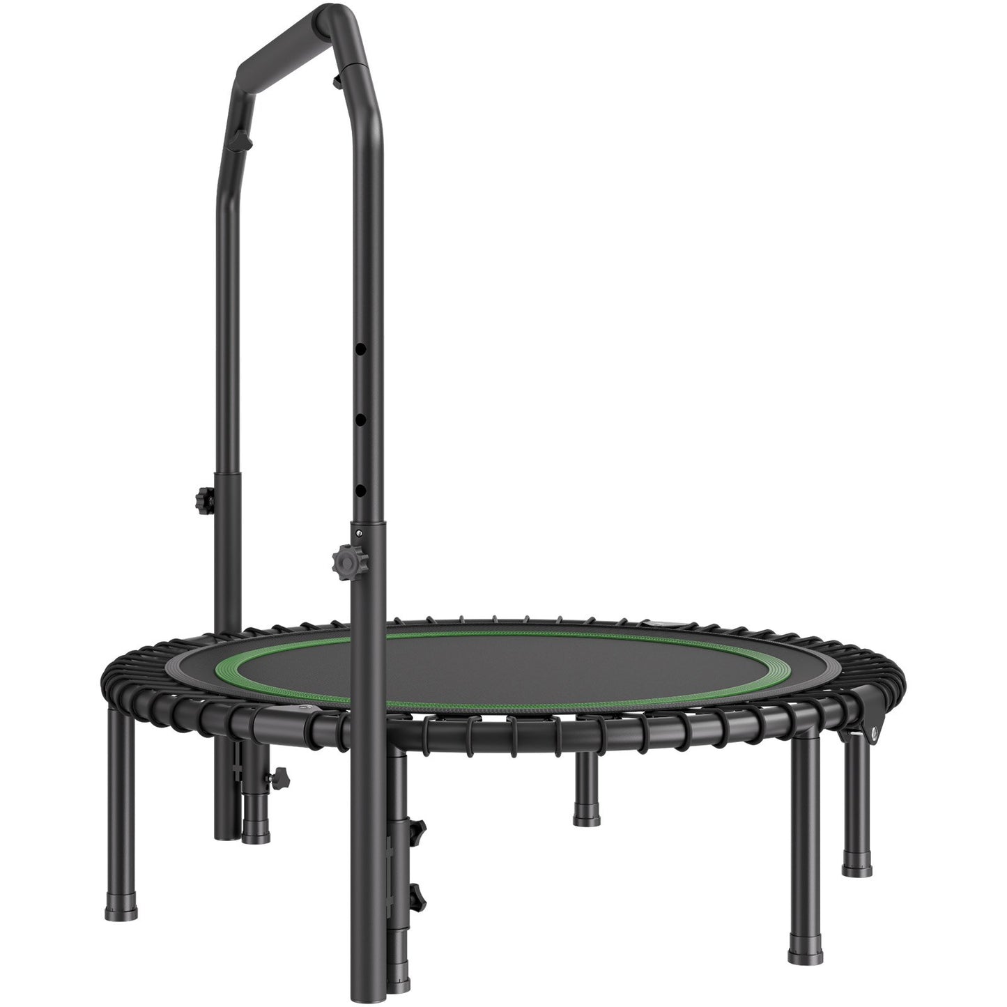 40" Faltbares Mini-Fitness-Trampolin für Erwachsene, Übungs-Rebounder mit Griff