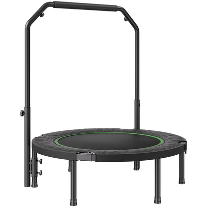 40" Foldable Mini Exercise Trampoline for Adults with Handle