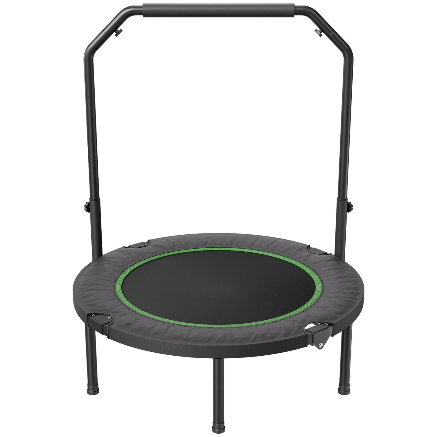 40" Foldable Mini Exercise Trampoline for Adults with Handle