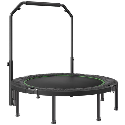 52" Foldable Mini Exercise Trampoline for Adults with Handle