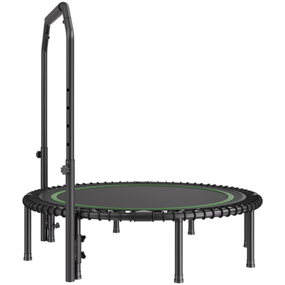 51" Foldable Mini Fitness Trampoline Adult Exercise Rebounder with Handle