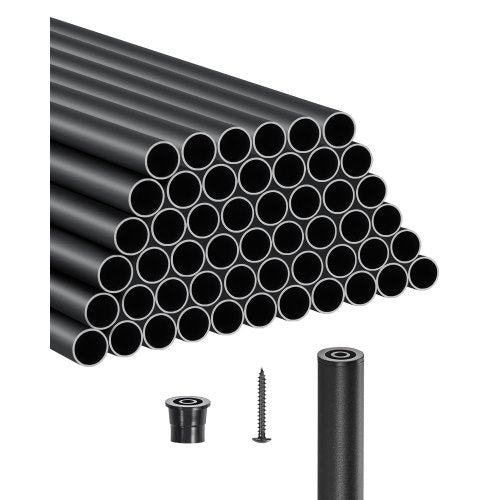 Staircase Balusters 51 Pack 36 i aluminiumspindlar med skruvar/skenor |  EU