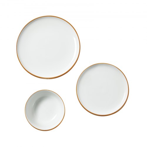 18-PIECE Ceramic Dinnerware Set, Plates and Bowls, For 6 People, White | EU