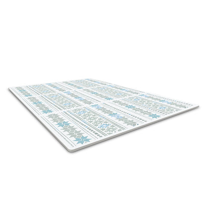 Kinder-Schaumstoff-Puzzle-Bodenspielmatte 0,5 Zoll 6 Stück ineinander greifende weiche EVA-Fliesen