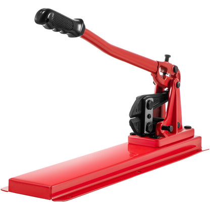 Bench Swager Tool 24\" stålrepspressningsverktyg med crimperkabel bult skärhuvud bänkpressare 1/16\"-3/16\" aluminium/kopparhylsor bänkkabel legering stål crimper swager för 1/2\" vajerrep Fe