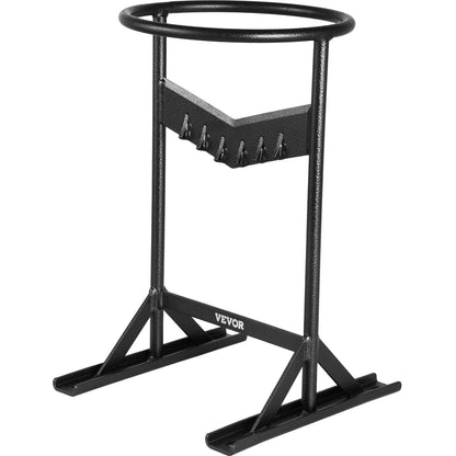 Log Splitter, XL Log Splitter for 8.6 inch Dia. Wood, Portable "V" Shaped Finger Safe Log Splitter, Heavy Duty Solid Steel Wedge Machine, Manual Log Splitter, with Protective Bag for Home Camping