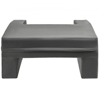 Reading cushion Kneeling desk cushion with 2 pockets and cup holder Washable fabric