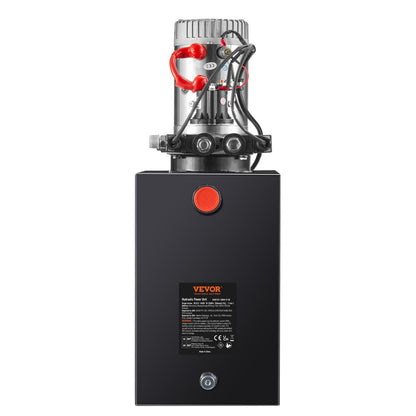 Hydraulpump 15 Quarts Dubbelverkande Dump Trailer Pump Power Unit DC 12V