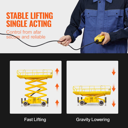 Hydraulpump 20 Quart enkelverkande tippvagnspump Power Unit DC 12V