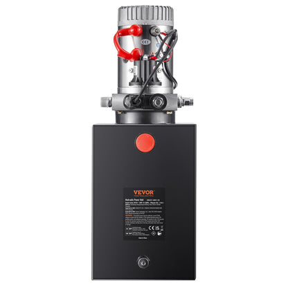 Hydraulpump 12 Quarts enkelverkande tippvagnspump Power Unit DC 12V