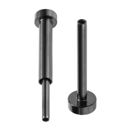 30-Pack Invisible Cable Railing Kit, T316 Stainless Steel 3.2mm Invisible Receiver and Coil Rod End for Cable Railing, Coil Tensioner 3.2mm for Wood/Metal Post, Cable Railing, Black