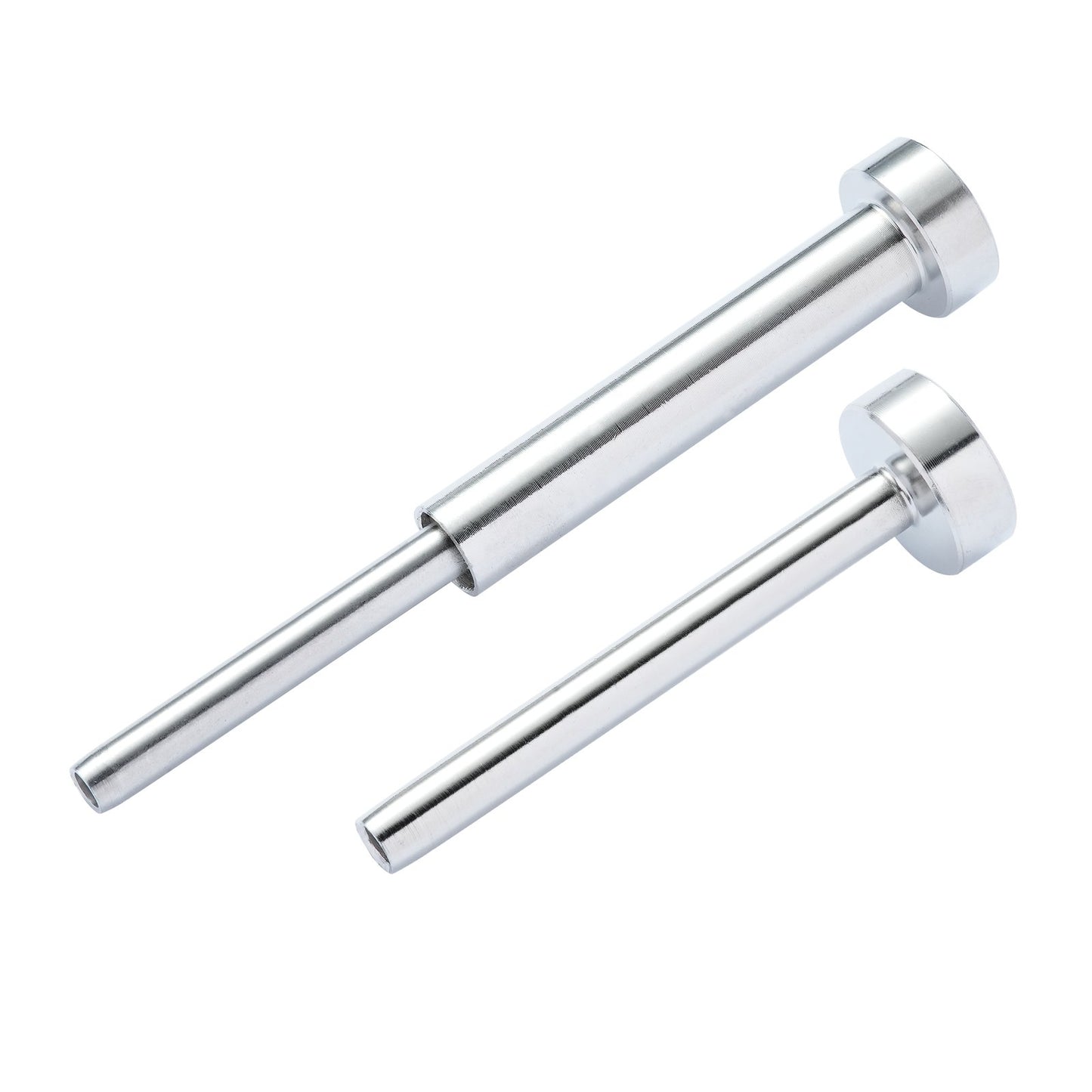 20-pack osynligt kabelräckessats, T316 rostfritt stål 3,2 mm osynlig mottagare och spolände för kabelräcke, spolsträckare 3,2 mm för trä-/metallstolpe, kabelräcke, silver