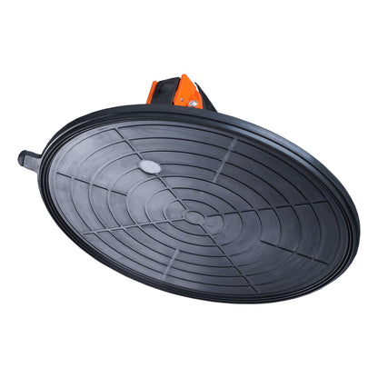 Glassugkopp, 10" 990 lbs lastkapacitet, vakuumsugkopp med stålhandtag & bärlåda, Heavy Duty industriell sugkoppslyftverktyg för glas, granit, kakel, metall, träpanellyft