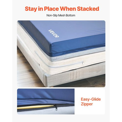 sjukhussängmadrass 6-tums vattentålig halkfri skummadrass 650 lbs