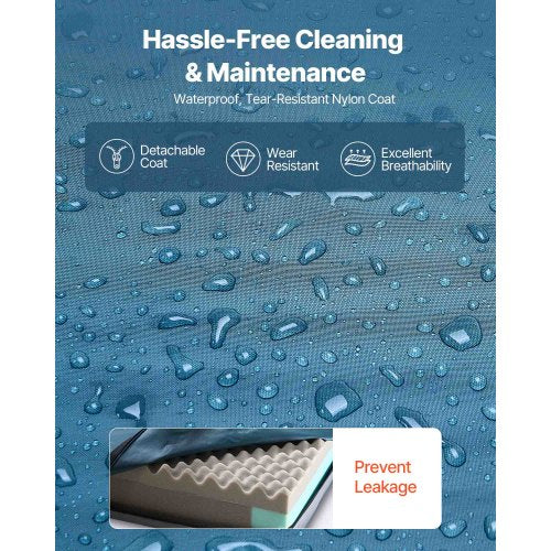 sjukhussängmadrass 6-tums vattentålig halkfri skummadrass 350 lbs