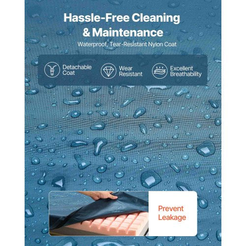 sjukhussängmadrass 6-tums vattentålig halkfri skummadrass 450 lbs