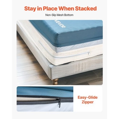 sjukhussängmadrass 6-tums vattentålig halkfri skummadrass 450 lbs