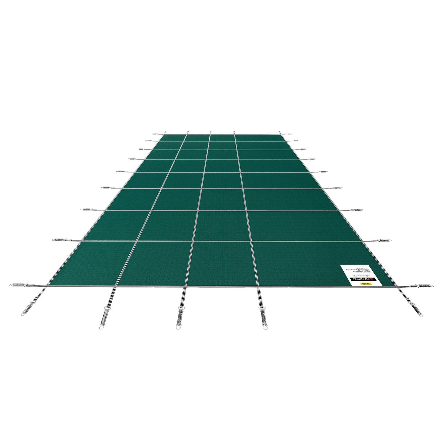 Pool Safety Cover 18x42 ft, Inground Pool Cover Fits 16x40 ft Pool, Rectangle Inground Safe Pool Cover Green Mesh Solid Pool Safety Cover for Pool Winter Safety Cover
