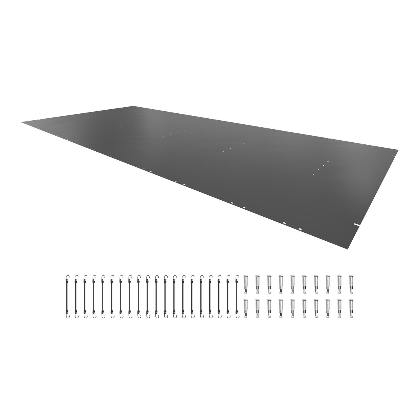 Pool-Sicherheitsabdeckung, 13 x 26 Fuß große In-Ground-Poolabdeckung, Anthrazit-In-Ground-Poolabdeckung, PVC-Poolabdeckung, rechteckige Sicherheits-Poolabdeckung, solide Sicherheits-Poolabdeckung für den Winterschutz, Abdeckung für Schwimmbecken