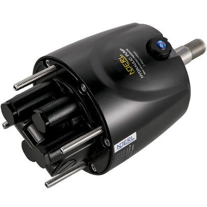 Hydraulisches Bootslenkungsset, 300 PS hydraulische Lenkgestängepumpe, Lenkzylinder aus Aluminiumlegierung, 13,5-Zoll-Lenkrad mit 10-Zoll-Hydrauliklenkschlauch für das Bootslenksystem