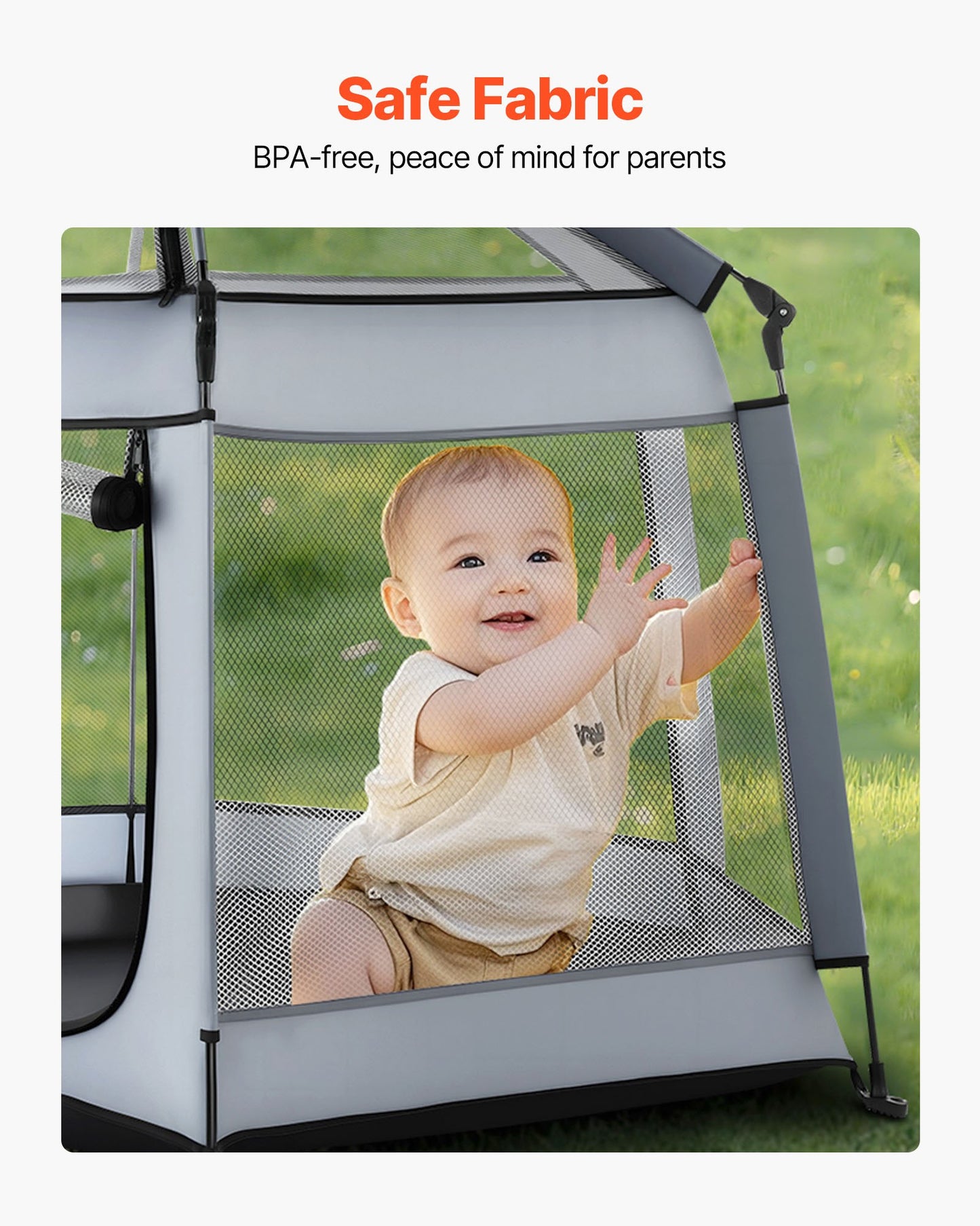 Baby Playpen, Pop Up Toddler Playpen with Canopy, Indoor & Outdoor Portable Play Yard for Babies Toddlers with UPF 50+ Sunshades & Travel Bag for Home Park Beach, Foldable and Lightweight