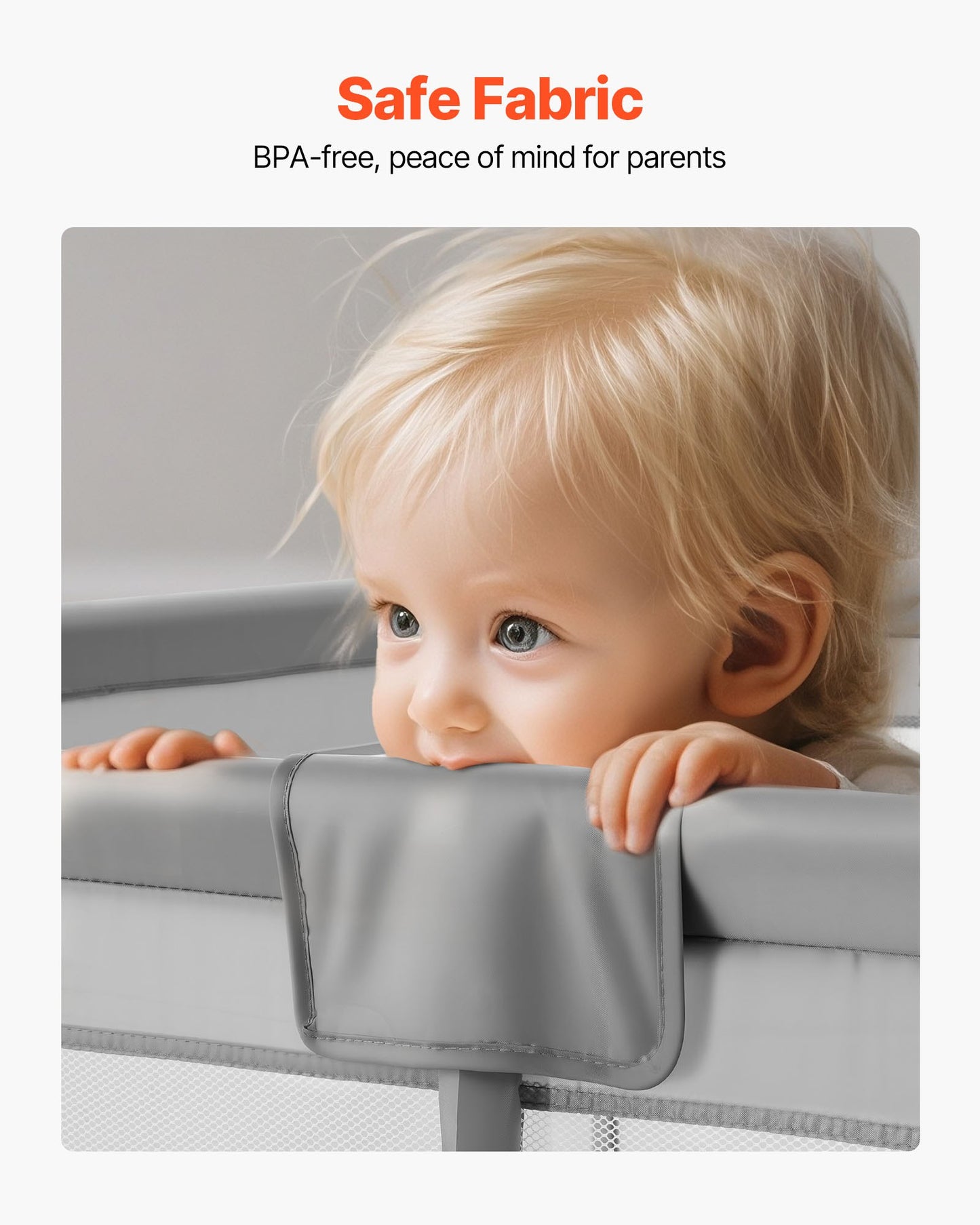 Baby Playpen, 78.7″ x 70.3″ Extra Large Playpen for Babies Toddlers, Indoor/Outdoor Baby Fence Play Yard, No-Gap Safety Activity Center with 50 Ocean Balls, Zippered Door & Soft Breathable Mesh