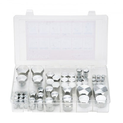 72-PIECE Hydraulic Couplings 37° JIC Hydraulic Hose Cap and Plug Set